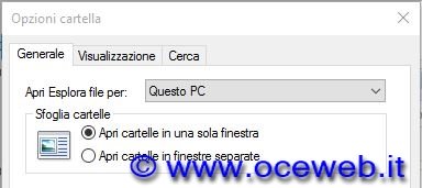 Opzioni file e cartelle