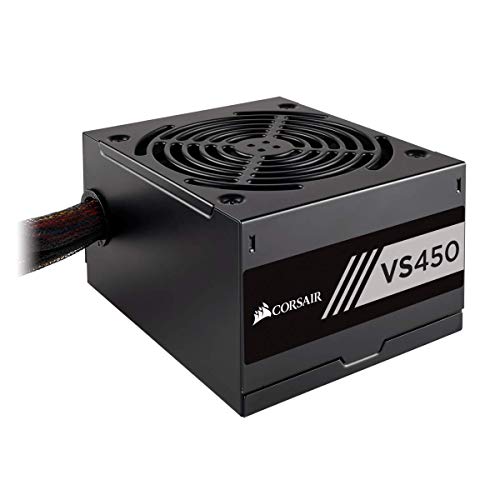 Блок питания corsair vs450 с активным pfc стандартом 80 plus защитой от перегрузки и замыкания